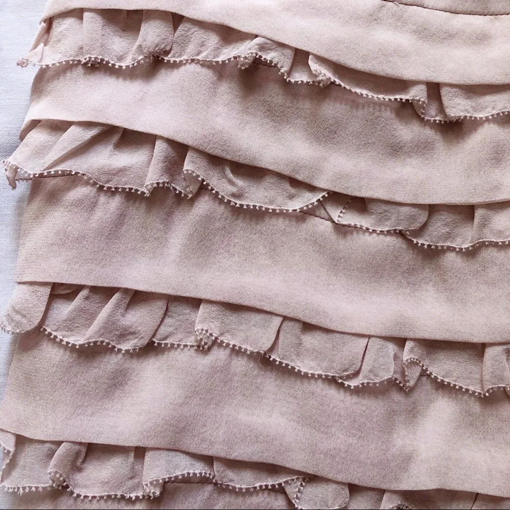 diane von furstenberg ⋆ silk ruffle skirt